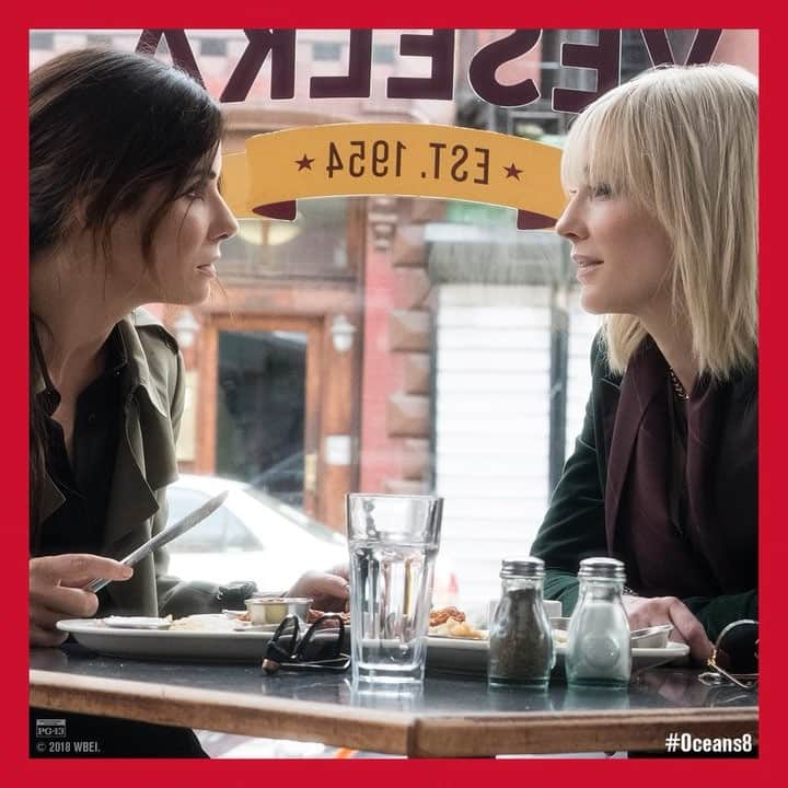 Ocean’s 8のインスタグラム：「Keep it real or keep it moving. #Oceans8」