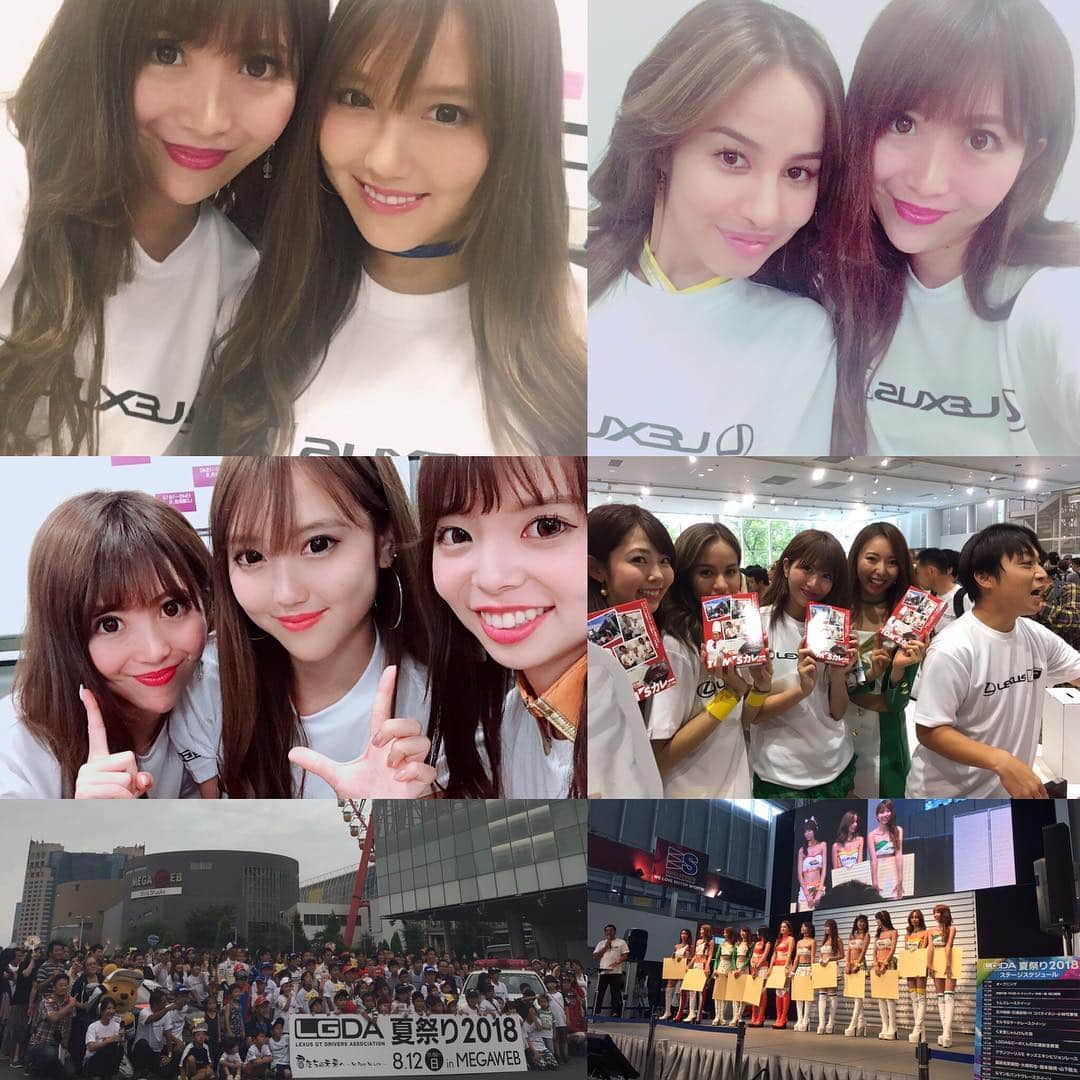 岸谷知果のインスタグラム：「LGDA夏祭り2018 ありがとうございました❤️ #lgda #LGDA2018 #レースクイーン #モータースポーツ」