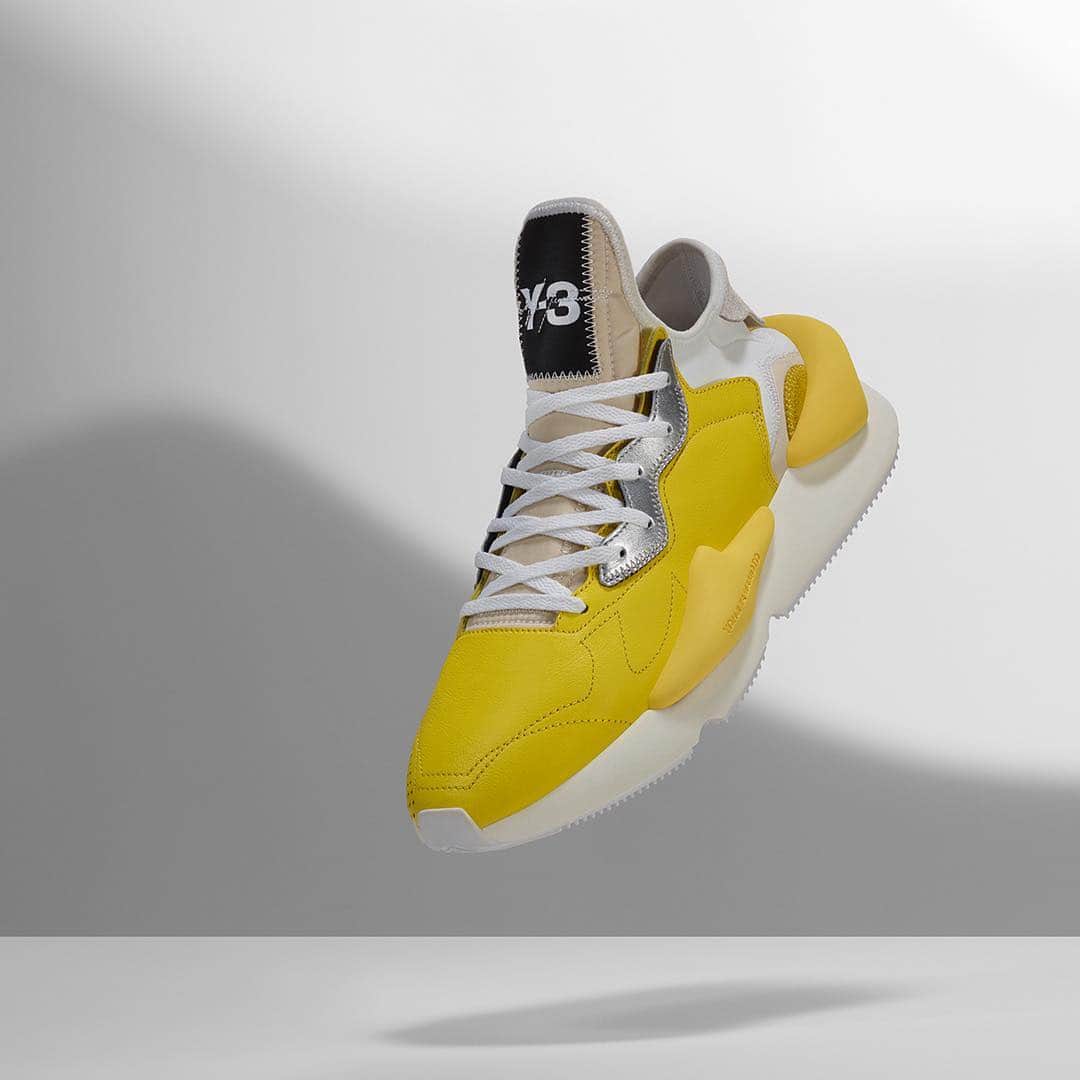 ワイスリーのインスタグラム：「Y-3 Kaiwa in yellow available today. Shop on Y3.com and in a selection of Y-3 flagship stores and retailers. --- #adidas #Y3 #YohjiYamamoto #KAIWA」