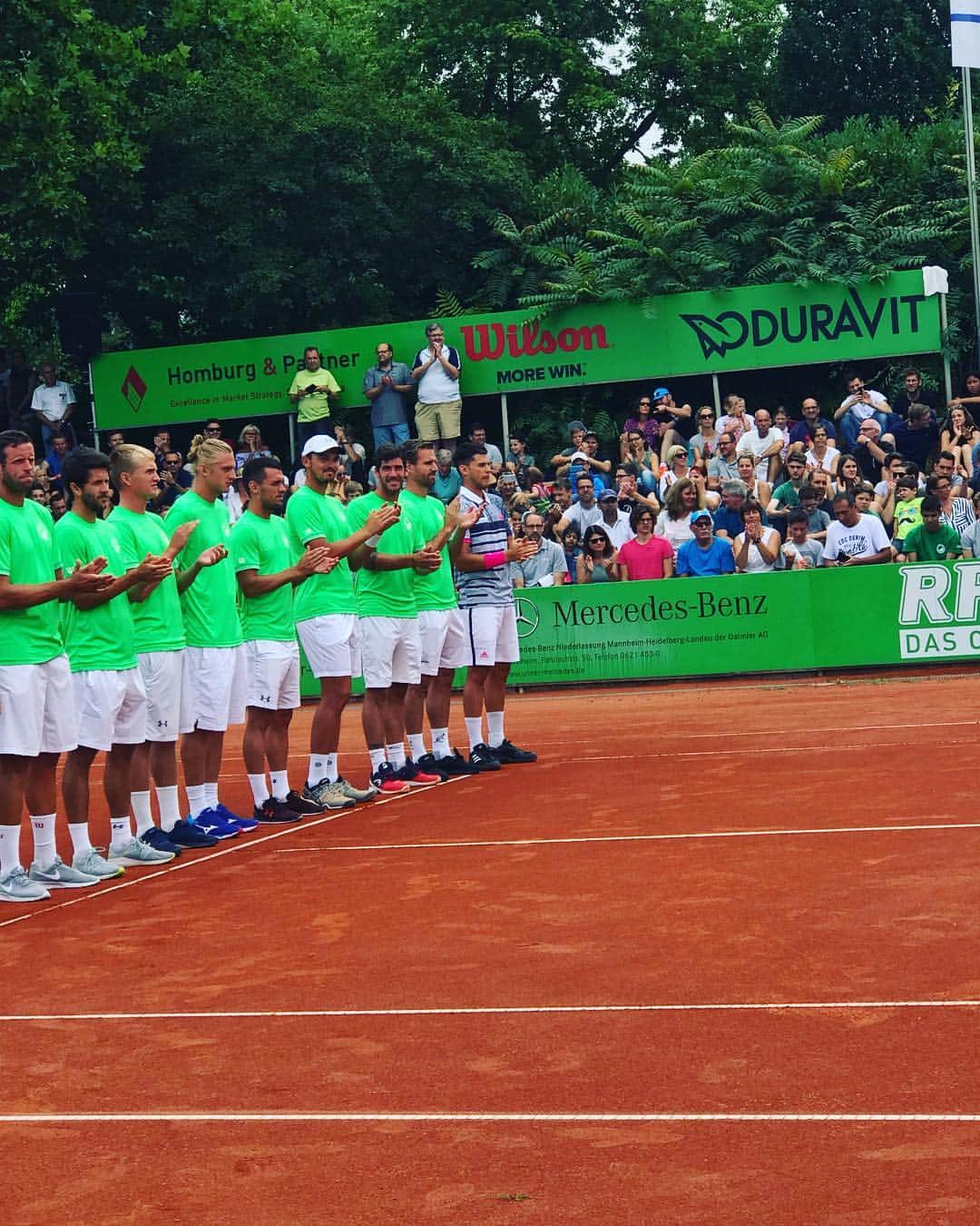 ドミニク・ティエムさんのインスタグラム写真 - (ドミニク・ティエムInstagram)「Gratuliere zum deutschen Meistertitel ! ✅ #mannheim #tennisbundesliga #germany」8月14日 3時42分 - domithiem