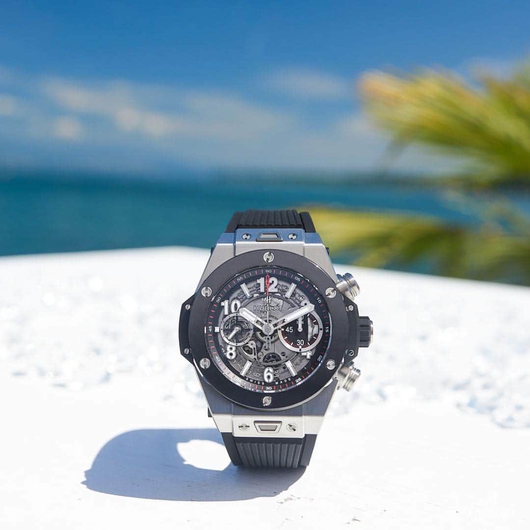 ウブロさんのインスタグラム写真 ウブロinstagram ウブロの リゾートスタイル ビッグ バン ウニコ チタニウム セラミック 人気モデル ビッグ バン シリーズ ビッグ バン ウニコは スタイリッシュ かつ存在感のあるケースに ブランド 名の由来でも