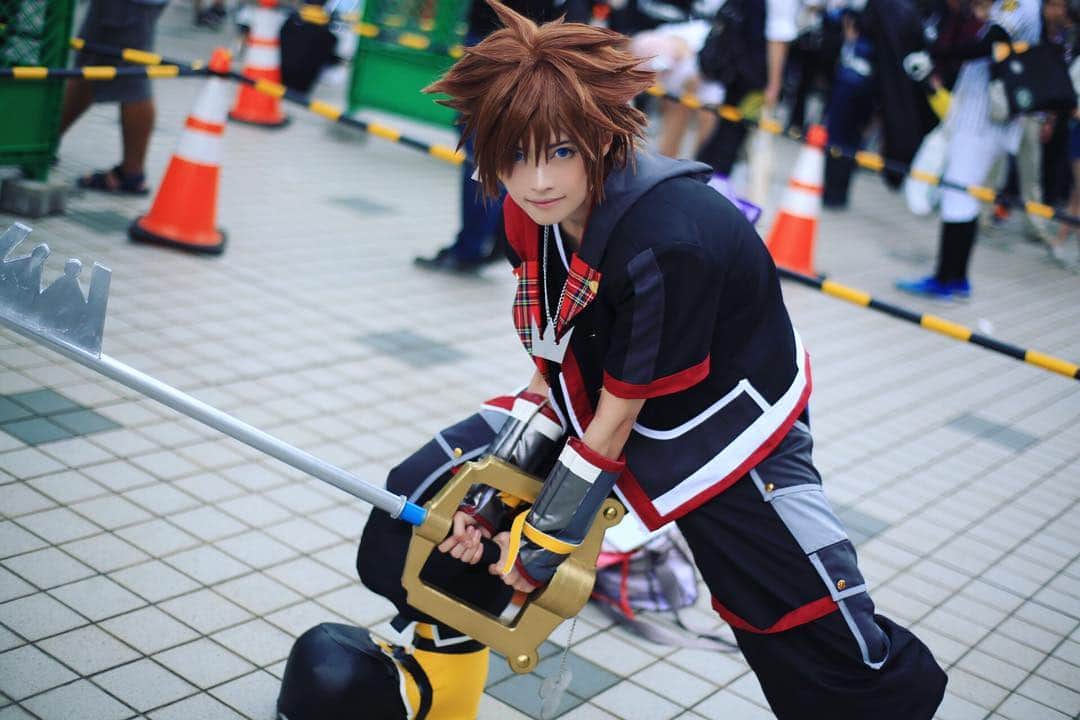 一色華月のインスタグラム：「#夏コミ 2日目 #kingdomhearts Ⅲ #ソラ  #japanese #japan #コスプレ #コスプレイヤー #cosplay #cosplayer #model #モデル #被写体 #comics #anime #game #漫画 #アニメ #ゲーム #カメラマンさんと繋がりたい #コスプレイヤーさんと繋がりたい」