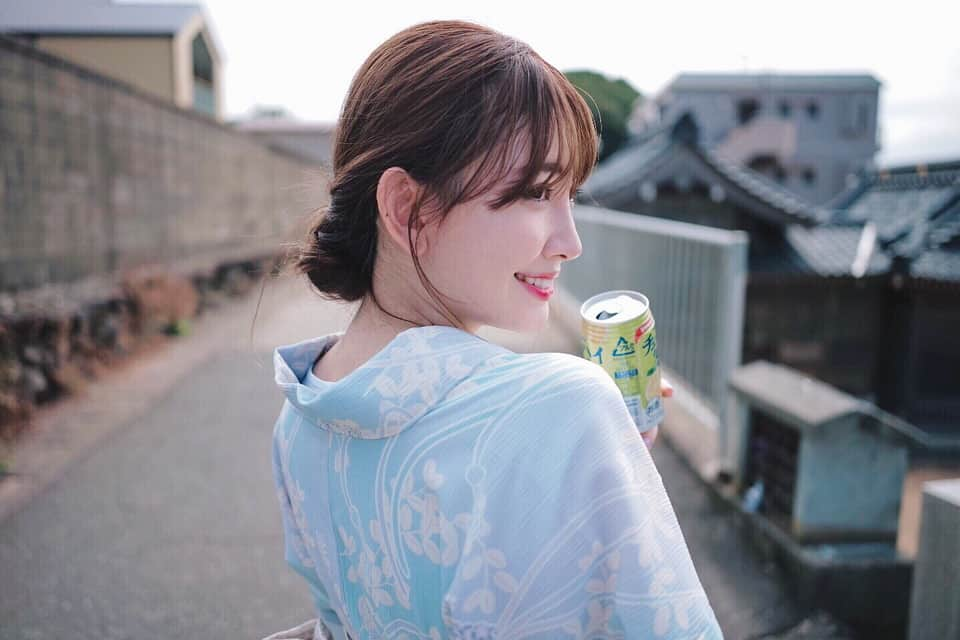 小嶋陽菜さんのインスタグラム写真 - (小嶋陽菜Instagram)「浴衣きた🦋💎💍 #夏休み #大人の修学旅行 #冷蔵庫にこれしかなかった」8月14日 23時26分 - nyanchan22