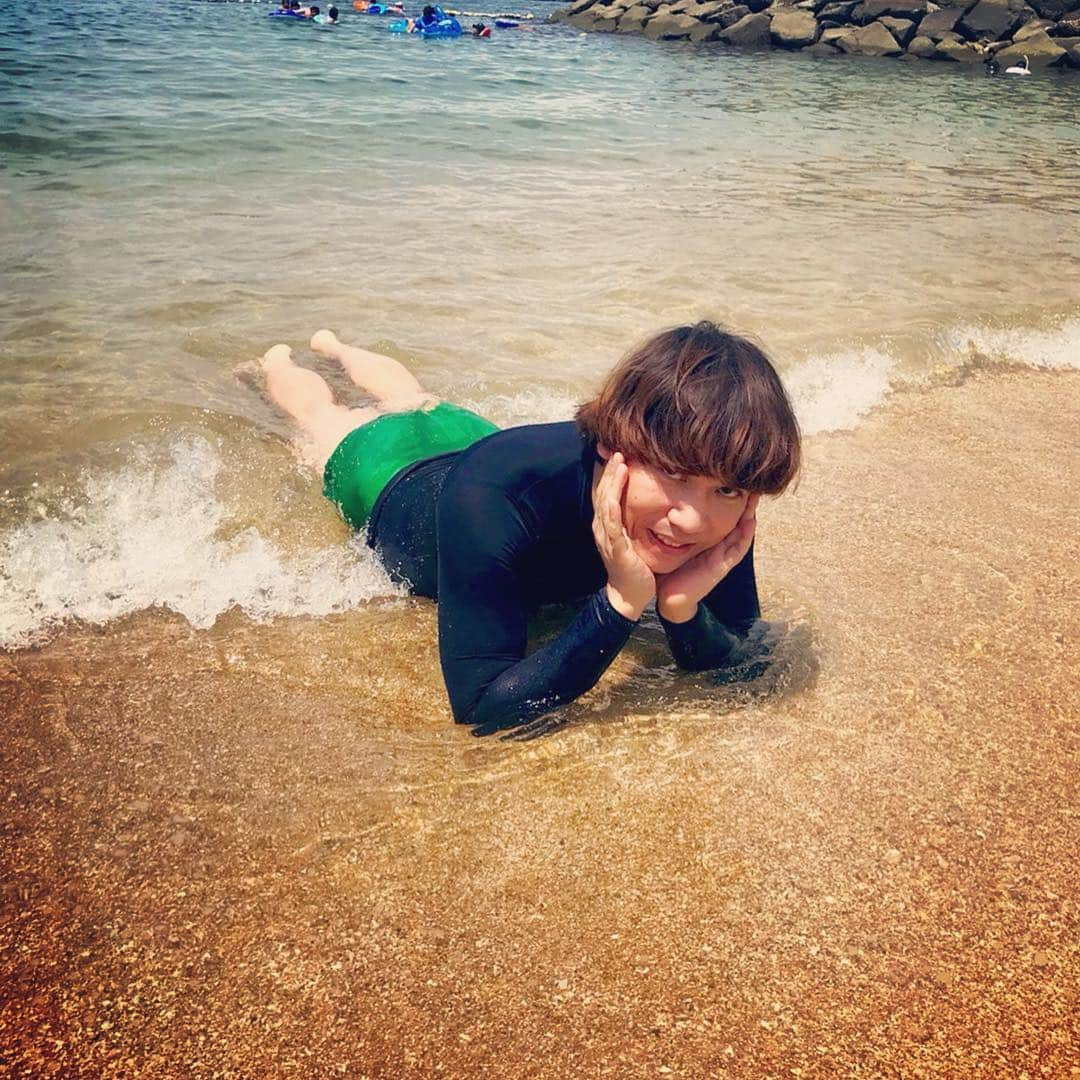 白井鉄也さんのインスタグラム写真 - (白井鉄也Instagram)「夏づーぬま！  #らららサンビーチ  #ツアー #tour #ダイビング #diving #貝カスが痛いの痛いの #お腹貝カスで痛いの痛いの #足も貝カスで痛いの痛いの #雷雨の中のバーベキュー #吐きそうだった #けど #楽しきツアーでした #me #tbt #love #cute #instgood #instlike」8月15日 14時49分 - shiraichimon