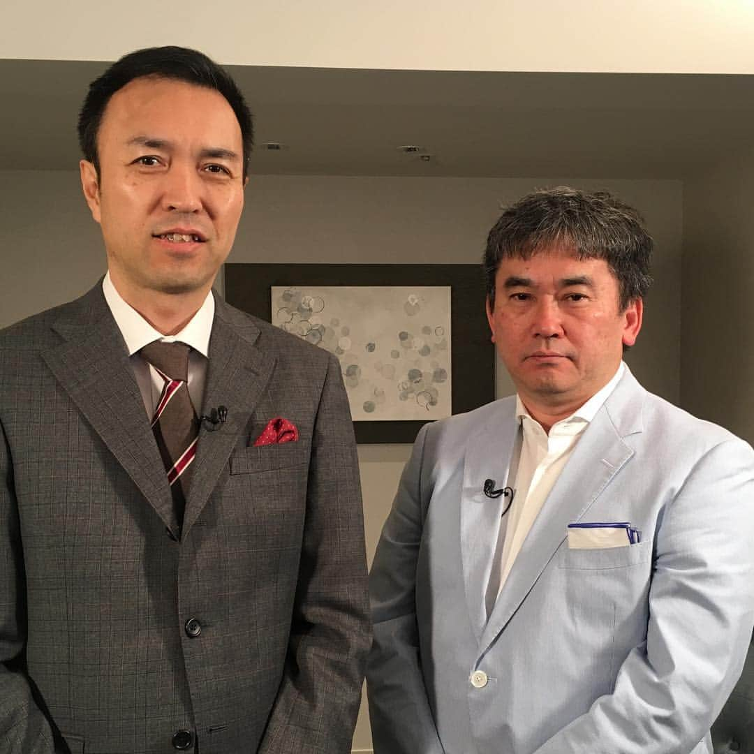 テレビ朝日「ハゲタカ」のインスタグラム：「原作 #真山仁 先生 × #玉川徹 さん対談企画！ #明日あさ #羽鳥慎一モーニングショー #モーニングショー #番組構成は変更の可能性があります  #ハゲタカ #明日よる９時 #第５話 #綾野剛 #衝撃の展開 #反撃の一手」