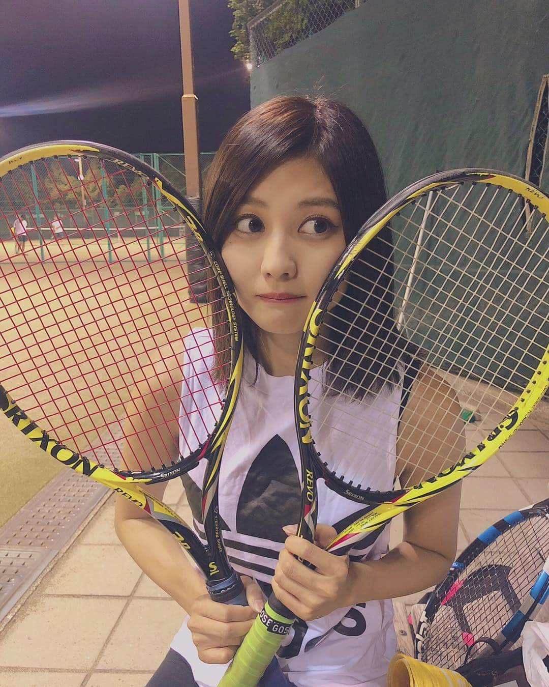 林ゆめさんのインスタグラム写真 - (林ゆめInstagram)「テニスしたときの🎾 _ _ _ #テニス #tennis #sports #adidas #撮影 #ポートレート #portrait #pic #picture #写真撮影 #instagood #ig_japan」8月15日 19時33分 - ___yuume.18