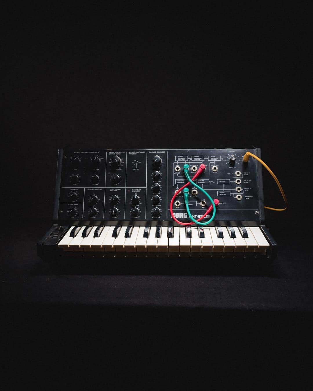 Red Bull Music Academyさんのインスタグラム写真 - (Red Bull Music AcademyInstagram)「The Korg MS-10 is a monophonic analog synthesizer released in 1978. It was conceived as a more compact version of the MS-20, meant to be accessible to all levels of musicians. — 📷 @robert.winter #korg #ms10 #firstpatch」8月16日 3時30分 - rbma