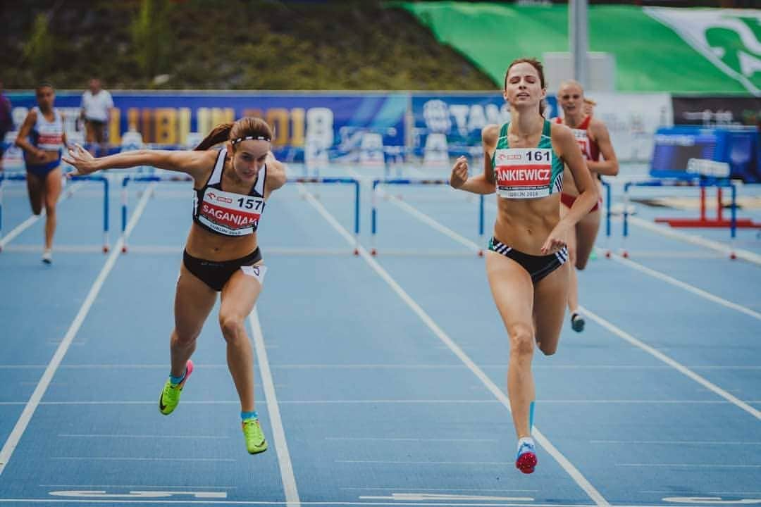 Justyna SAGANIAKのインスタグラム：「🥈national champion  🌎European championships  ⏱️14th national all-time result」