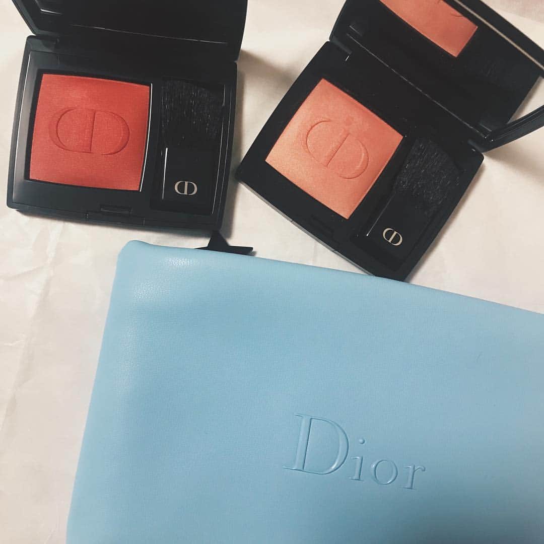 瀬賀しお（せがしぃ）さんのインスタグラム写真 - (瀬賀しお（せがしぃ）Instagram)「Dior スキンルージュブラッシュ💋 わたしが選んだカラーは219と999♡ リップみたいなつけ心地のチークで、肌にしっかりと密着して自然に発色する感じが本当に気に入った💕 #youtube で色味のレビューもしてるので、InstagramのトップページのURLから飛んで見てみてください(*´ω`*)♥️ * #dior #新作 #コスメ  #新作コスメ #レビュー #youtube #youtuber #スキンルージュブラッシュ」8月16日 21時19分 - segashiori