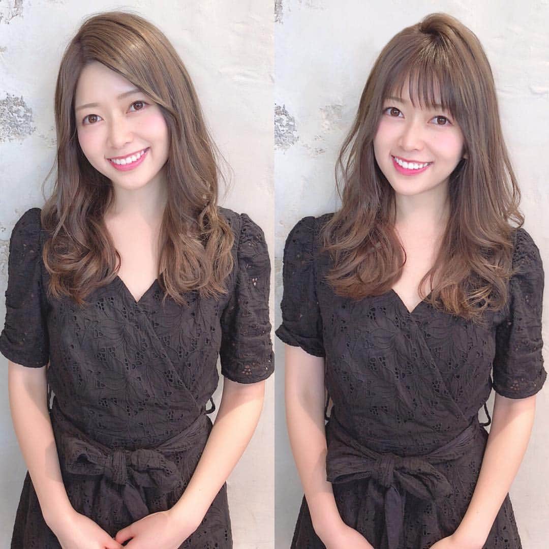 及川天和さんのインスタグラム写真 及川天和instagram 前髪ビフォーアフター 前髪て激変 あり なし どっち派 イメチェンはお任せください 人の第一印象は髪が大事 大切なヘアスタイルはぜひ担当させてください いつも見て頂き
