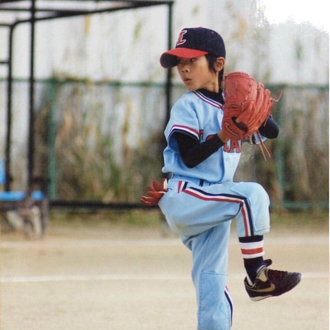 深堀未来のインスタグラム：「第100回目の甲子園が今やっているということで若き少年時代の未来を＼(^o^)／可愛〜 #深堀未来 #ballistikboyz #projecttaro」