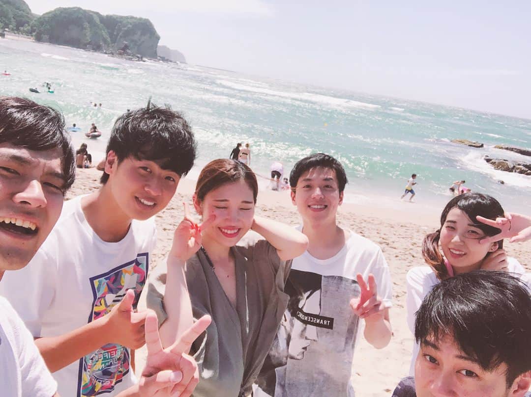 今西由記（ゆきぴ）のインスタグラム：「#海 からの #飲み #最高の休日をありがとう」