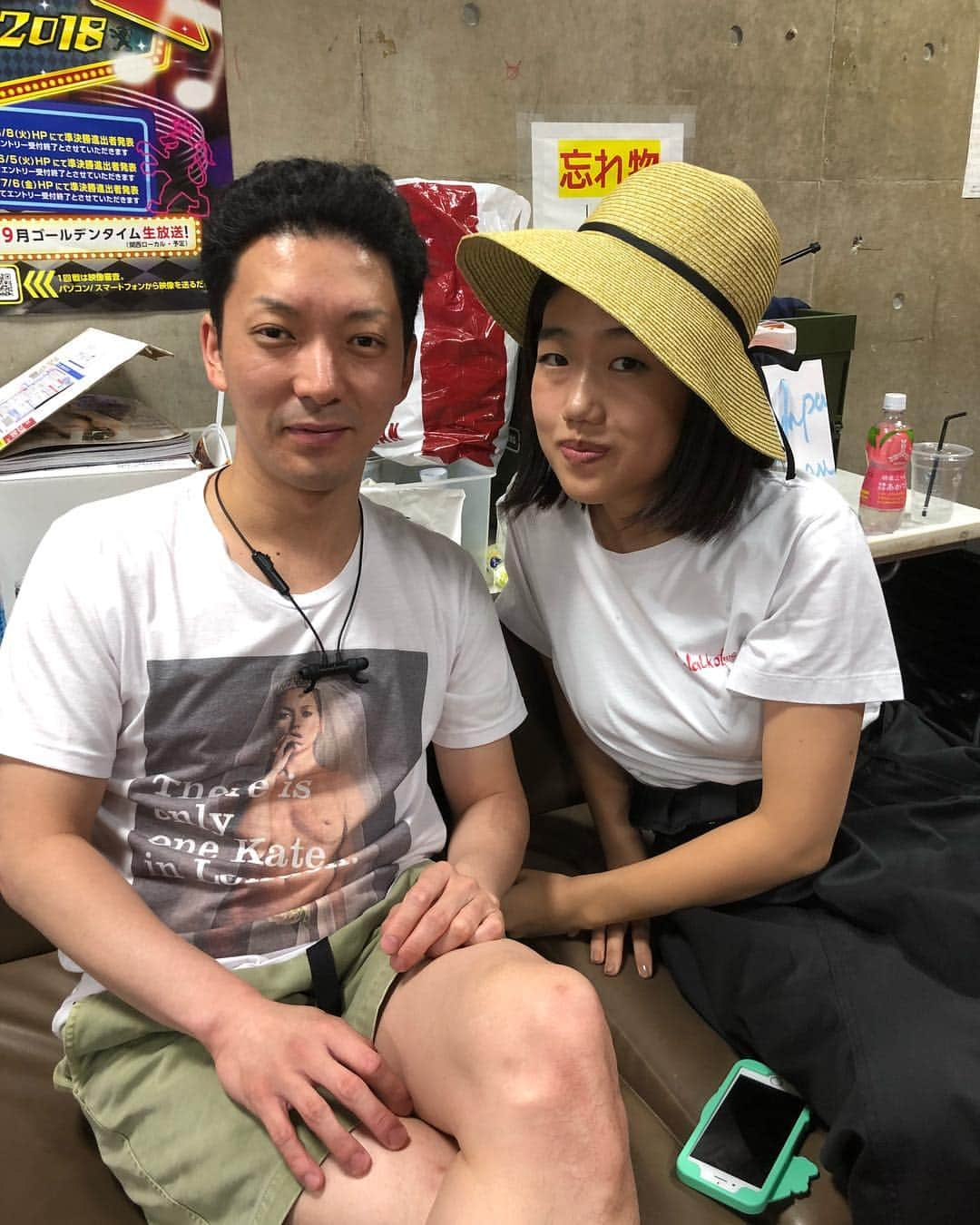 嶋佐 和也さんのインスタグラム写真 - (嶋佐 和也Instagram)「ハリウッドスターの2ショットをどうぞ（横澤夏子&ヴァンサンカン・カッセル）」8月17日 17時40分 - kazuyashimasanewyork