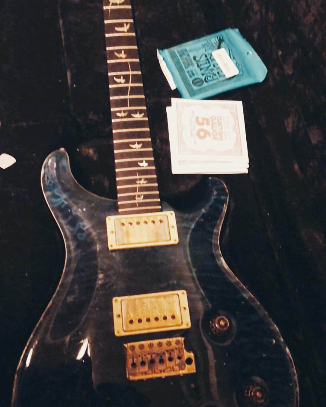 のインスタグラム：「#Newcustom #PRS #Guitar #自分に合うようにした #自分特注の自分オーダーメイド」