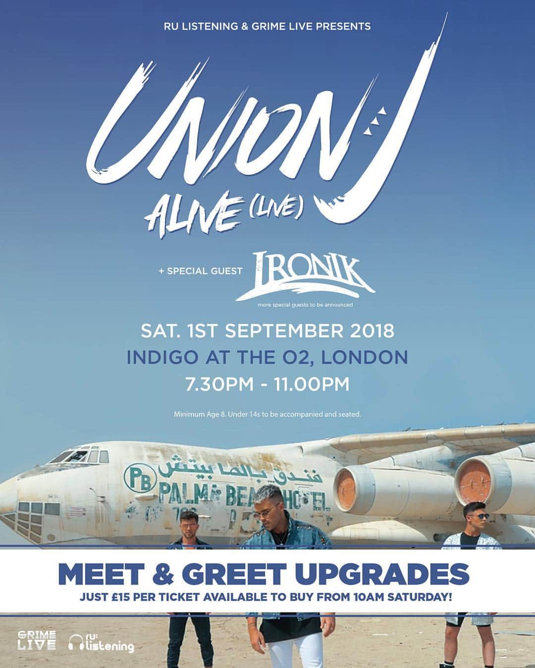 Union Jさんのインスタグラム写真 - (Union JInstagram)「🚨🚨🚨 MEET AND GREET IS NOW ON SALE FOR OUR ONE NIGHT ONLY SHOW ON THE 1ST SEPTEMBER❤️❤️❤️(Buy your standing or seating ticket and purchase the Meet and Greet Upgrade for £15!) WE CAN’T WAIT TO SEE YOU ALL THERE ❤️❤️❤️」8月18日 18時41分 - unionjworld