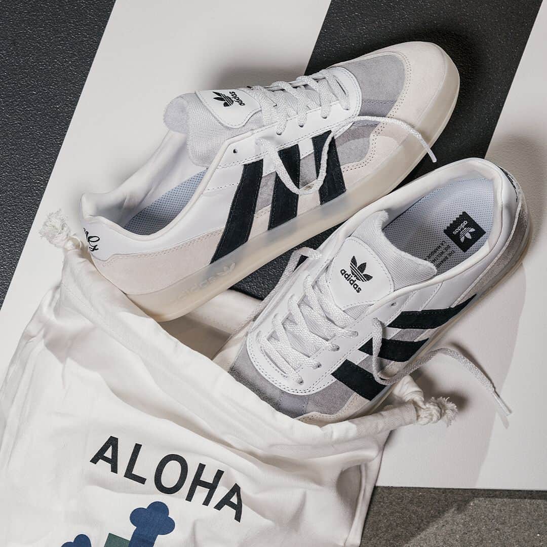 adidas Skateboardingのインスタグラム：「Heritage in twenty-twenty vision /// Inspired by the fencing shoe Mark Gonzales wore in his 1998 performance in Mönchengladbach 🇩🇪, the Aloha Super celebrates two decades of #Gonz and adidas. Limited supplies available online & in select shops worldwide. • #adidasSkateboarding #AlohaSuper #MarkGonzales」