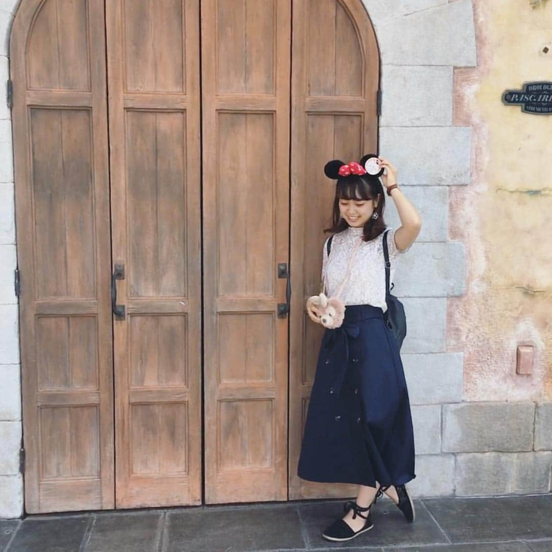 石橋美季のインスタグラム：「誕生日ディズニーに行ってきました❣️ #千葉大#ミスコン#disneysea」