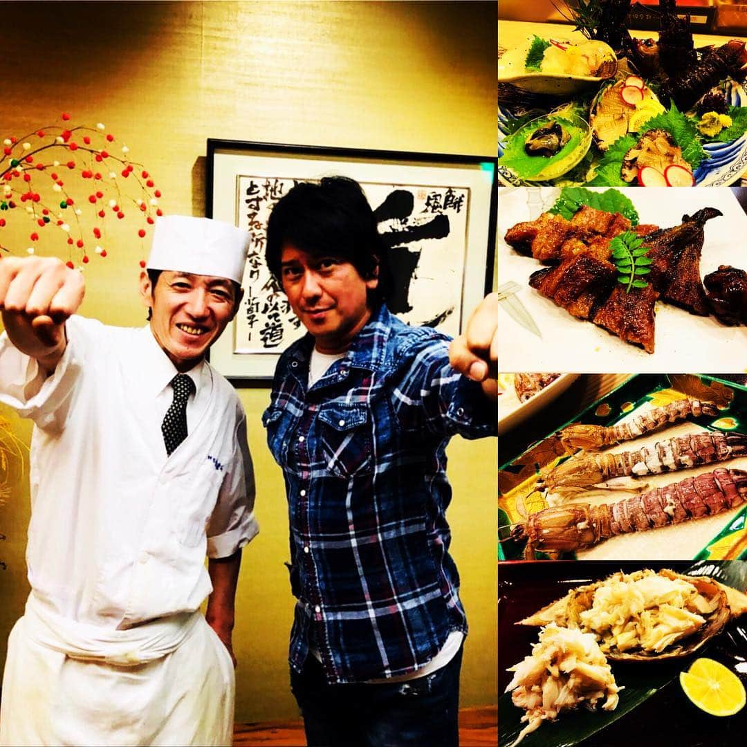 川崎麻世さんのインスタグラム写真 - (川崎麻世Instagram)「東京から車で愛知県蒲郡市にある、料理『うえむら』まで三河湾の海の幸を堪能しに行く‼️通い始めて25年以上経つが毎回大満足して帰る。今回も黒あわび、石鰈、伊勢海老、しゃこ、蟹、鰻 他 どれ一つでも高級食材を一回の食事で食べてしまうという贅沢な時間😋 また行こう💦」8月19日 18時19分 - mayokawasaki