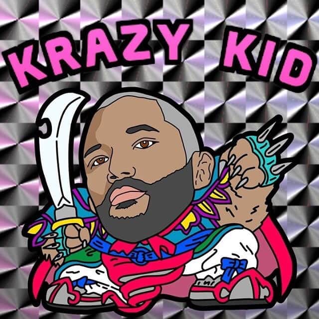 山本”KID”徳郁のインスタグラム：「Boom!! KRAZY KID!! @o.z.y.k.i.x 🙏🏽 thank you!!」