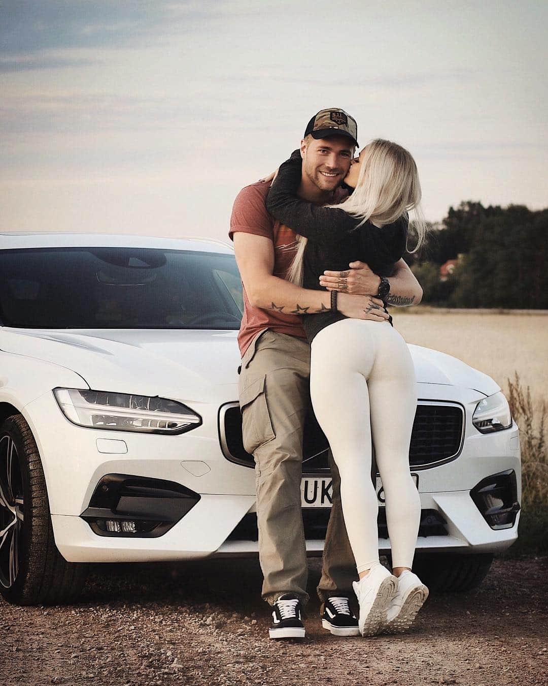 Anna Nyströmのインスタグラム：「Road trip around Sweden to amazing places but my favorite was always in your arms. ❤️」