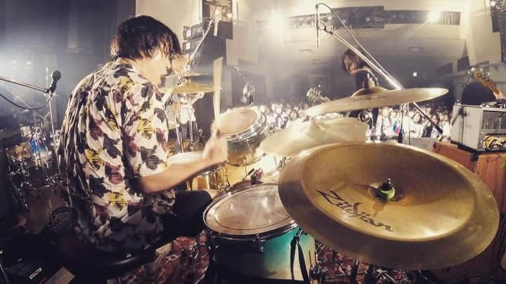 久野洋平のインスタグラム：「2018.8.17 チクショー  #cinemastaff  #gopro  #drummer #アルカラシネマ」