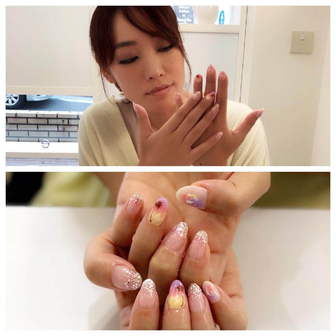 MAYUMIのインスタグラム：「#ジェルネイル #new #nailsart #nails  @ellyrose_nail #thankyou」