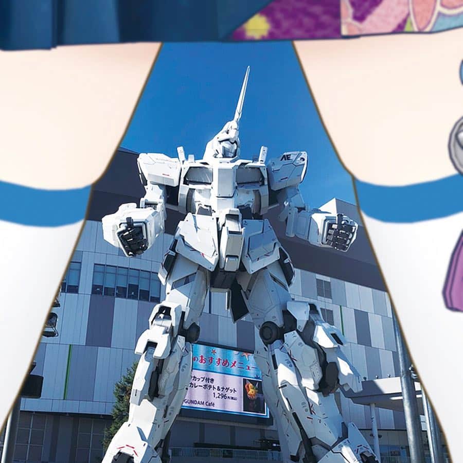 富士葵のインスタグラム：「🗻🍑 📍ガンダム/お台場 みんな#Fight! きてね！17時から葵のライブだよー😆🙌@fight_fes ガンダムと太ももコラボしちゃった🤣🤣🤣 . . . #富士葵 #fujiaoi #fujiaoi_official #富士もも#ふとももフレーム#富士山#ガンダムもも#太ももコラボ#お台場#otaku#youtuber#youtube#バーチャルyoutuber  #VTuber#Aoich#idol#japanese#game#kawaii#kawaiigirl#kawaiianime #kawaiidesu #kawaii_anime #アニメ #日本 #声優 #二次元 #萌」