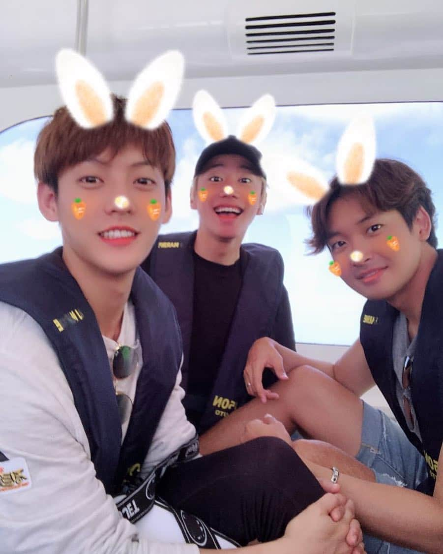 ミニョク さんのインスタグラム写真 - (ミニョク Instagram)「재밌게 안전하게 잘 다녀왔습니다🐰😁」8月22日 22時42分 - hutazone