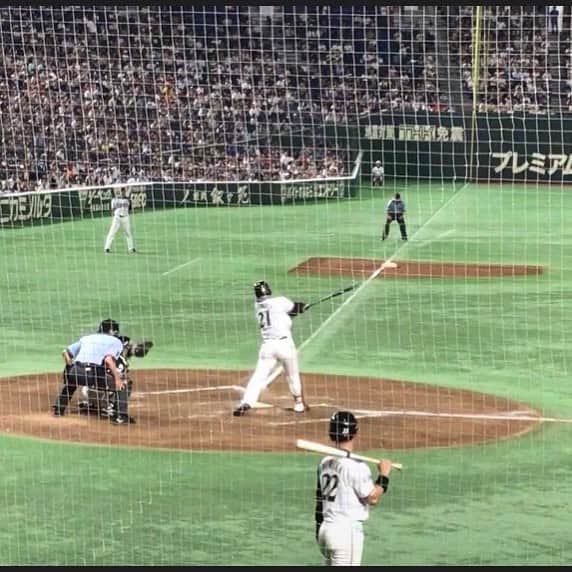 レンタルなんもしない人のインスタグラム：「『レンタルなんもしない人』で人生初の東京ドームへ。10年ぶりの野球観戦。清宮幸太郎選手の逆転3ランを肉眼で拝みファンになる。」