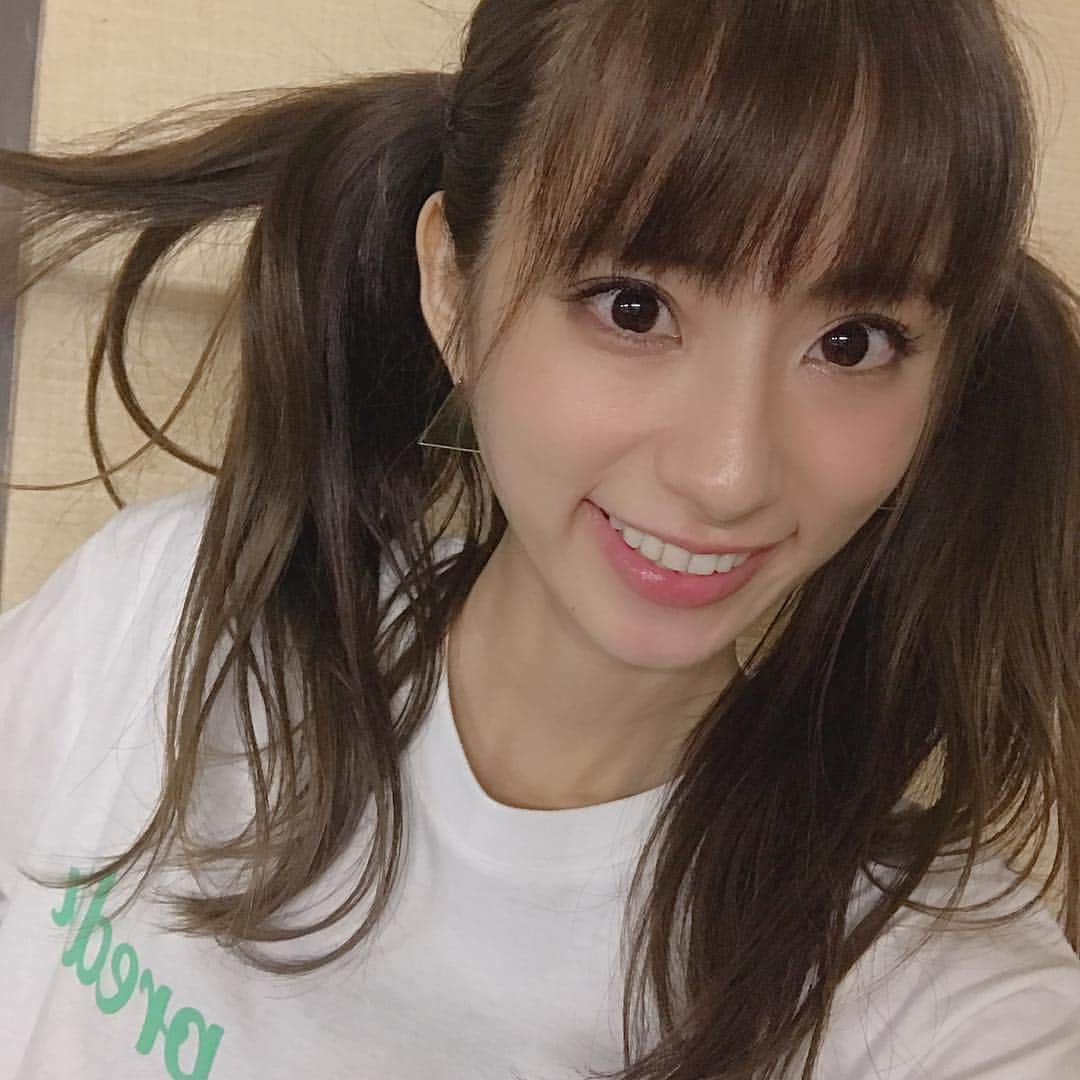 前田ゆうさんのインスタグラム写真 - (前田ゆうInstagram)「かしわ〜ありがとうございました😊👍 まさかのアンコールツインテール😂😊会場にきてくれたみんながえらんだツインテールにpredia１０人なりました(^^)🤣ぽりぽり しかし #ツインテール は最初で最後やできっと！😋 #しかし毛量おおいねん！わら #めっちゃおおいねん！🤣」9月17日 21時45分 - yuu_maeda