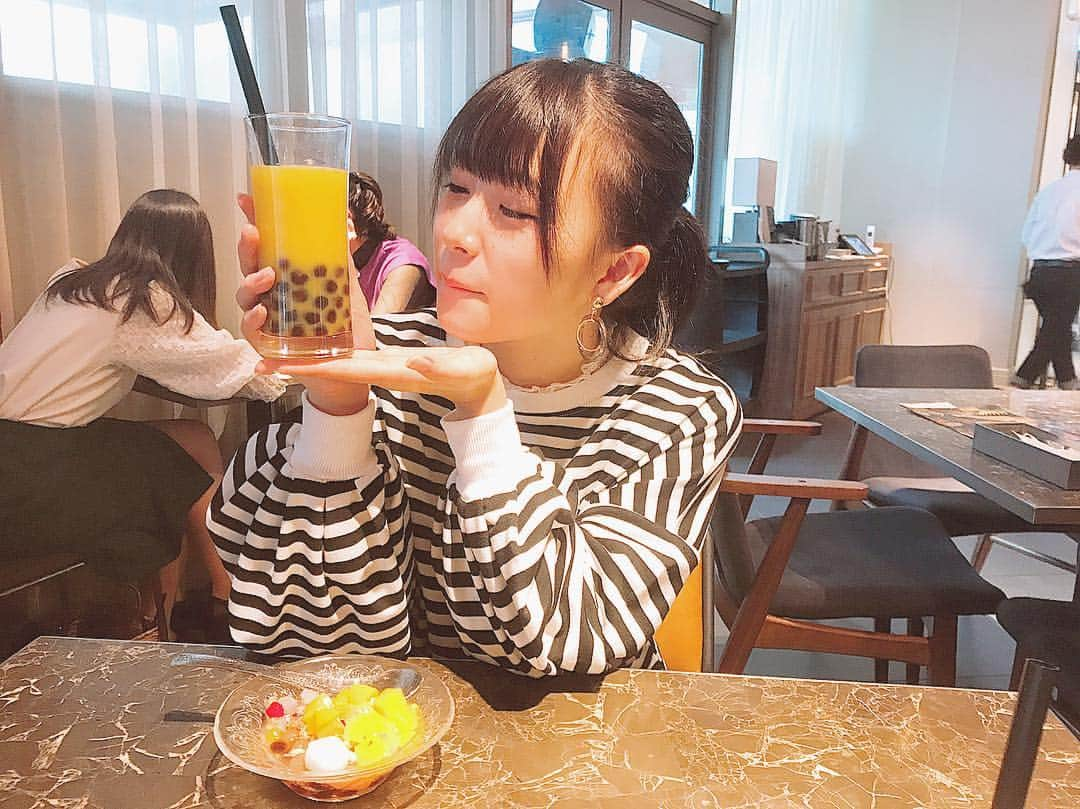 遠藤みゆさんのインスタグラム写真 - (遠藤みゆInstagram)「タピタピタピタピ🤪❤️ . #タピオカ #シロノニワ #ランチ #カフェ #恵比寿ランチ #渋谷カフェ #原宿カフェ #みゆふーど」9月17日 14時45分 - endoomiyu