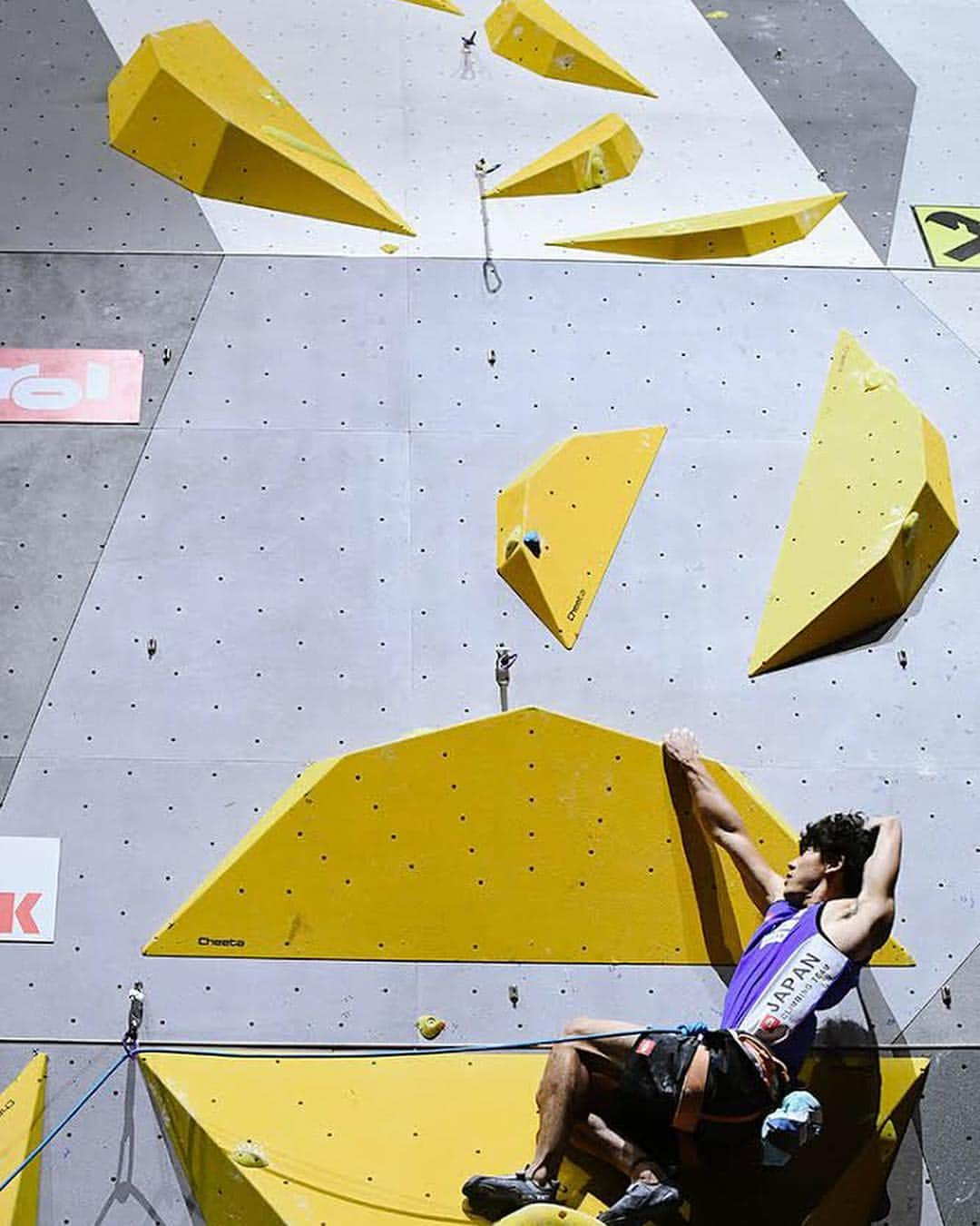 藤井快さんのインスタグラム写真 - (藤井快Instagram)「World Championship is over. I’m happy to can go to the Bouldering finals, also the Combined finals. Results was Bouldering 5th, Combined 6th. I’m not satisfied this results. I will train harder for next World Championship in Tokyo 2019. Thank you for all!! • 世界選手権はリード27位、スピード36位、ボルダー5位、コンバインド6位という結果でした。ここまでの長丁場な試合は初めてで、心身共に疲れました。。。ですが、とても有意義で楽しい時間だったと終わってみたら思えます。 コンバインドでは、わずかですがスピードで自己ベストを更新することができました。 ボルダーは最後まで満足のいくパフォーマンスを発揮することはできませんでしたが、2年越しの準決勝敗退から少し進歩できているのかなと感じることができました。沢山のことを感じ、経験しましたが、次のステップへの大きな糧になると思います。来年の八王子で行われる世界選手権では、素晴らしいパフォーマンスができるようにより一層気合い入れていきます！ ありがとうございました！！ • Congratulations @kai_hrd 1st NEW Bouldering Champion!!🥇 • 📷by @toksuede • @adidasterrex @fiveten_official @alpinawatchesjapan @in_jelly_ @au_official @innsbruck2018 #livewithoutlimits #brandofthebrave #TEAMau #ウイダーinゼリー #ALPINA #アルパイナーX」9月17日 18時51分 - fujii_kokoro