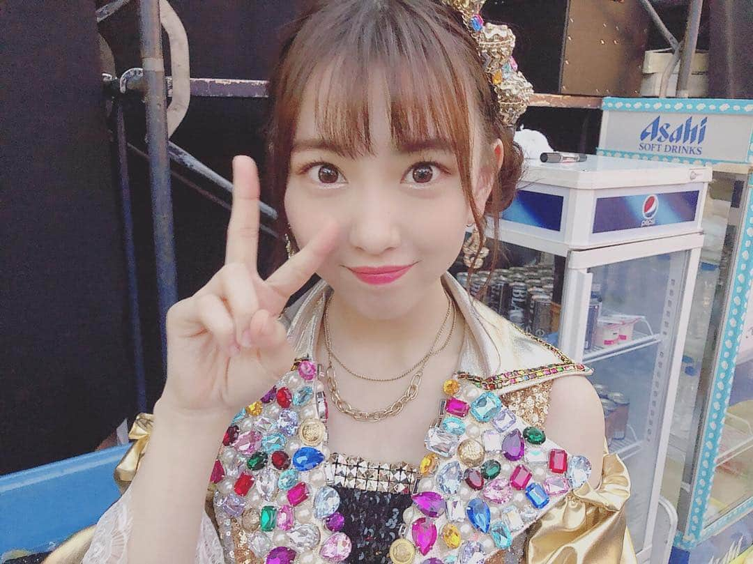 熊崎晴香さんのインスタグラム写真 - (熊崎晴香Instagram)「今日は暑かったーー！！ 暑い日に外でのライブは最高😆 #東海ラジオ大感謝祭 #thankyou #暑かった #熱かった #最高だった」9月17日 22時13分 - kumakuma9810