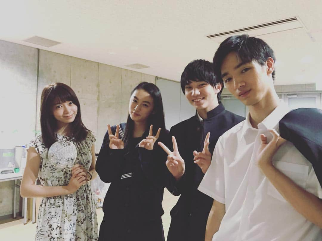 TBS「チアダン」のインスタグラム：「ROCKETS応援隊🚀✨💓 フレッシュメンバー😚👍🍉 #チアダン #チアオフ #清水尋也 #八木莉可子 #森矢カンナ #遠藤健慎 #最後のオフショット集」