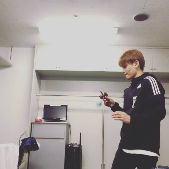 のインスタグラム：「モブステ  神戸公演  明日始まるよー  #けん玉」