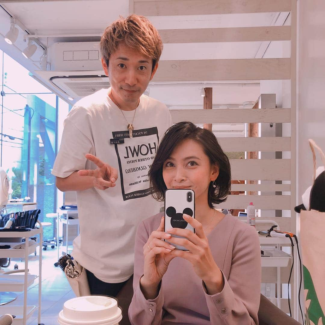 加藤夏希さんのインスタグラム写真 - (加藤夏希Instagram)「完成ー！ #hairloungebeach @mutsumi._.hasegawa 本日の衣装:ワンピース #DRWCYS @drwcys_official」9月20日 14時18分 - natsukikato_official