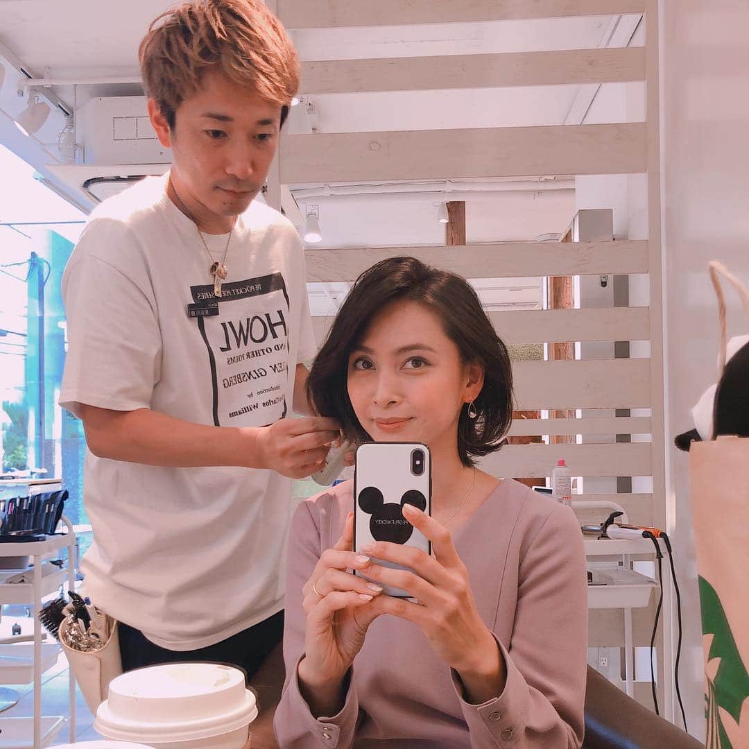 加藤夏希さんのインスタグラム写真 - (加藤夏希Instagram)「完成ー！ #hairloungebeach @mutsumi._.hasegawa 本日の衣装:ワンピース #DRWCYS @drwcys_official」9月20日 14時18分 - natsukikato_official