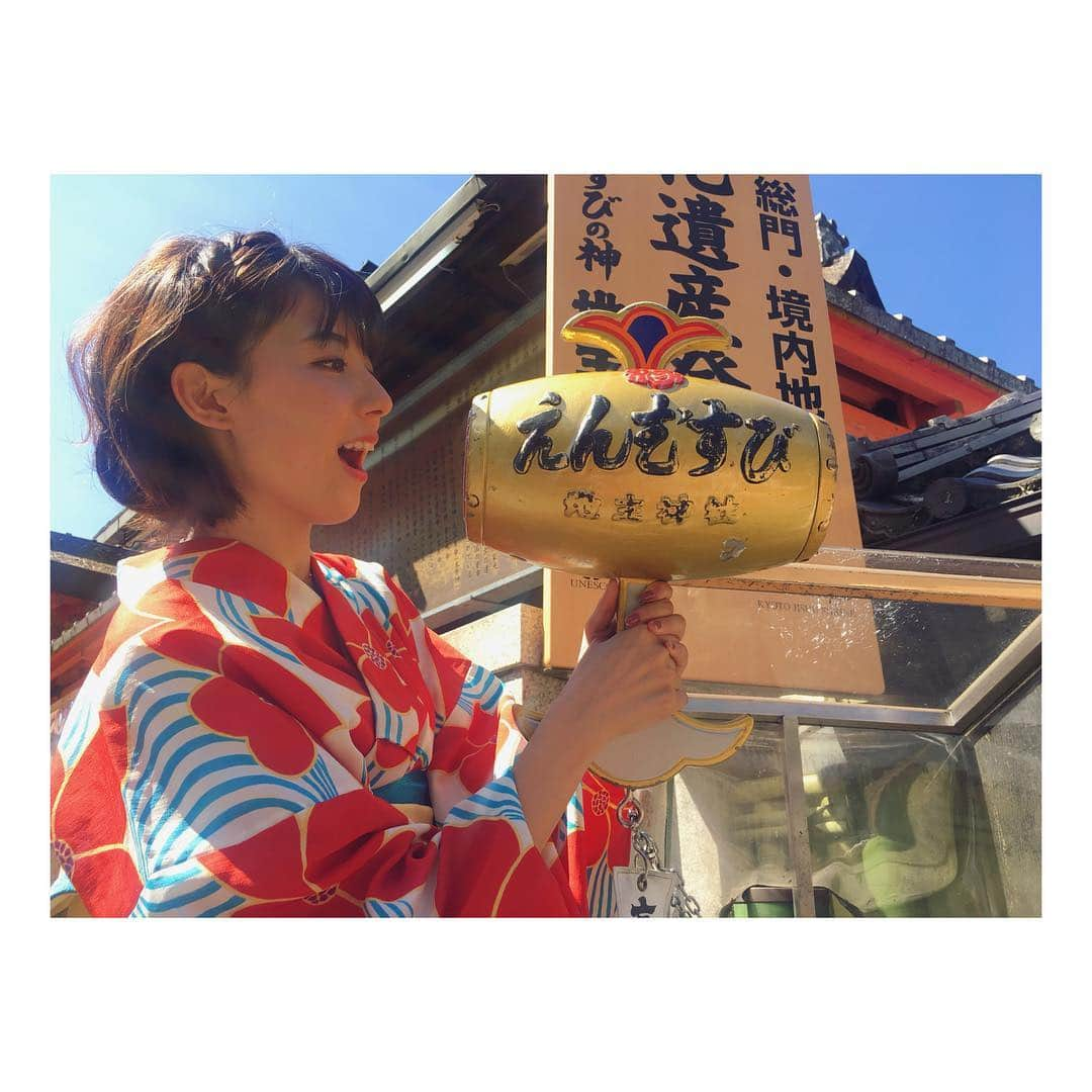 上村彩子さんのインスタグラム写真 - (上村彩子Instagram)「. . 何回訪れても 魅力たくさんの京都に 大阪のMBS藤林温子アナと😌💓 @a222chu  浴衣は多分、小学生ぶり、、🤭 . . 仕事の前のり日に休みがもらえたので 現地に早めに入ったのですが、 あっこのおかげで楽しかった〜✨ . 仕事は、京都から東京にむかうロケで、 初めての歴史系の番組です。 . 受験勉強では日本史の勉強が一番 好きだったので、勉強したことが いかせて嬉しいなぁー✨ 冬になったらまた告知させてください🤗 . #京都#東山#清水寺#八坂の塔#八坂庚申堂 #kyoto . . ちなみにピアスは、 姉が大学生の時にくれたもの。 いつか浴衣を着たら！ととっておきました🙏」9月20日 10時13分 - saekokamimura