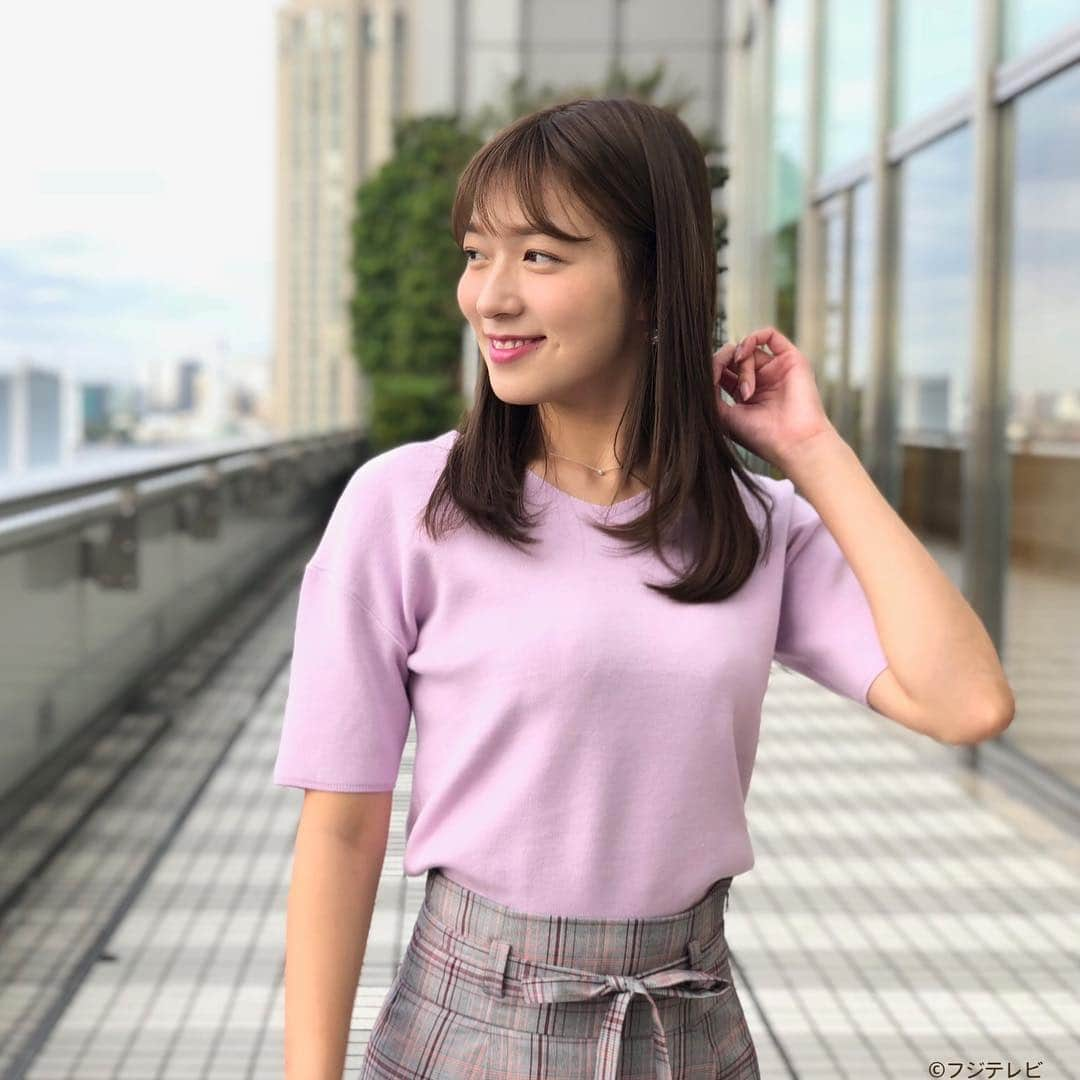 フジテレビ「めざましテレビ」さんのインスタグラム写真 - (フジテレビ「めざましテレビ」Instagram)「9月19日（水）きょう何着て行く？ ・ ファッション雑誌CanCamとコラボした お天気コーナー「きょう何着て行く？」 阿部華也子ちゃんの毎日のコーデを紹介♪ ・ 【きょうのコーデ】 ニット→#ウィルセレクション 9800円 スカート→#MIIA 7900円 靴→#セヴントゥエルヴサーティ 1万9000円 ・ 【コーデのポイント】 秋の注目アイテム・チェック柄スカートのコーデ👗 えんじやピンクのカラーラインと 波を打ったようなスカラップカットの デザインで一味違った印象に仕上がりますよ👀 トップスはグレーと相性の良い淡い紫のニットで完成度を高めましょう✨ ・ #めざましテレビ #きょう何着て行く？ #阿部華也子 #今日のコーデ#コーデ #CanCam #今日のファッション#ootd #きょう何着て行く？は月〜金朝6時22分ごろ放送！」9月20日 13時29分 - mezamashi.tv