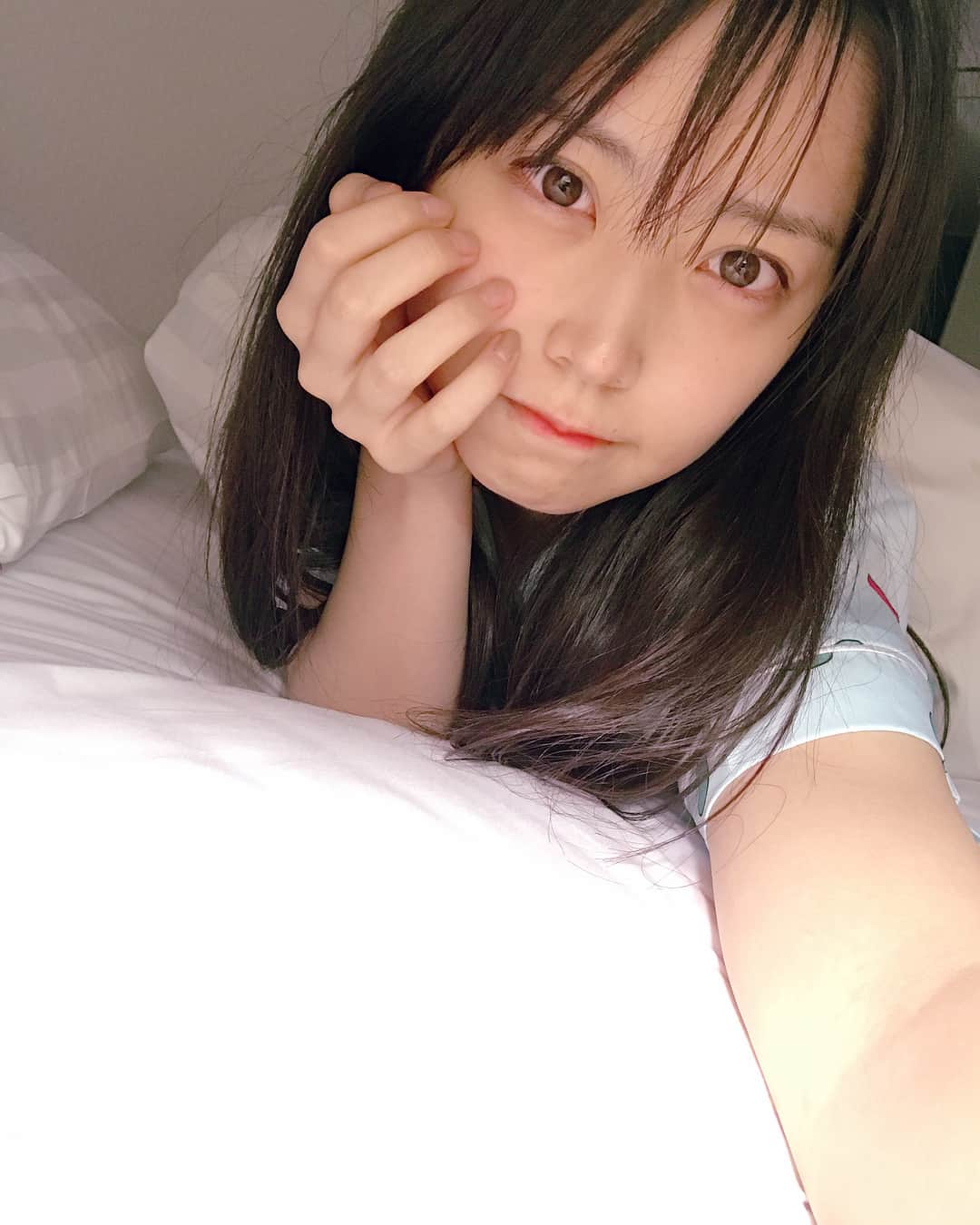 白間美瑠さんのインスタグラム写真 - (白間美瑠Instagram)「よし！寝る準備おーけい！ おやすみなさい！ みなさん！いい夢見てね⭐️」8月29日 1時11分 - shiro36run