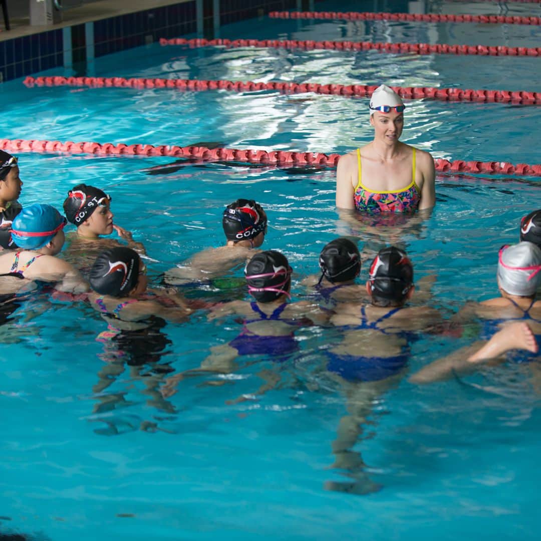 ローレン・ボイルのインスタグラム：「Getting to spend time with swim clubs around NZ is one of the most enjoyable and satisfying feelings! Last weekend I had the opportunity to coach the swimmers from Coast Swim Club and attempt to pass on some of the things I learned over the years. Thank you for having me! @mightymarlinz」