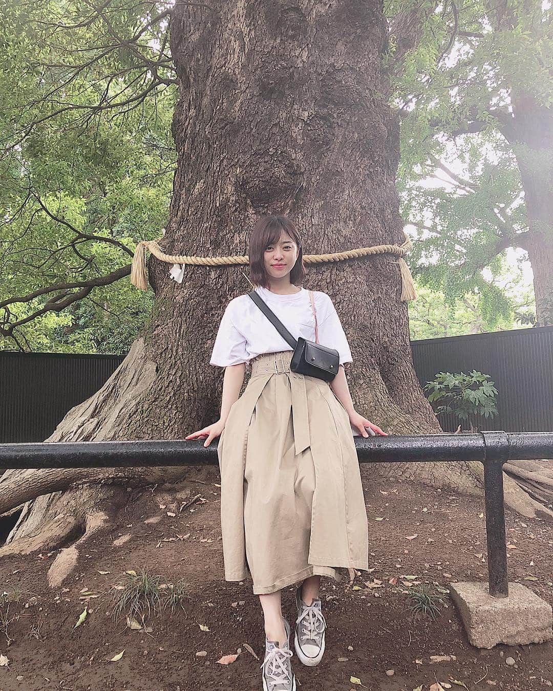 伊藤寧々さんのインスタグラム写真 - (伊藤寧々Instagram)「#😊😊 #🌳#149cmコーデ」8月28日 19時48分 - 12neneito12