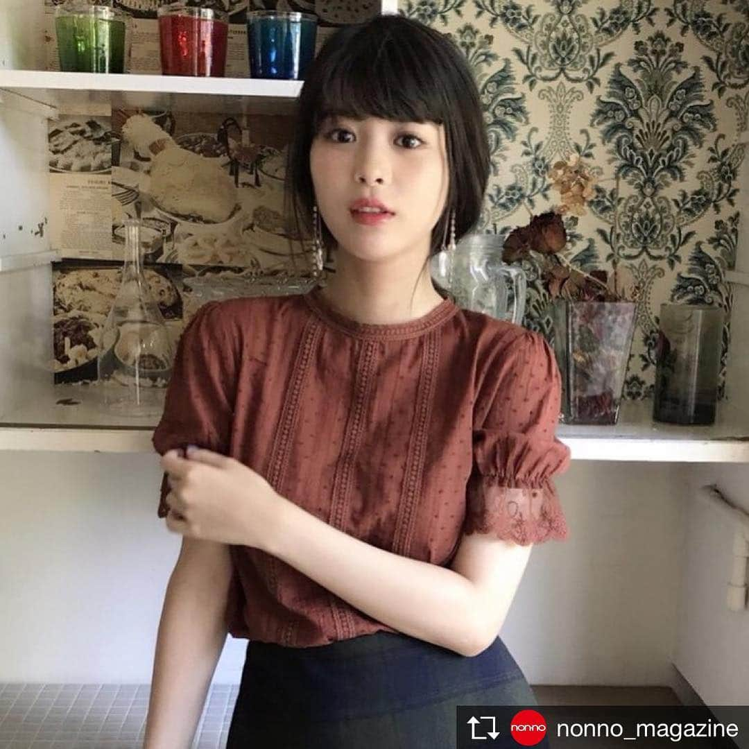 馬場ふみかさんのインスタグラム写真 - (馬場ふみかInstagram)「. non-no 10月号 秋服ってかわいいよね☺️」8月30日 21時33分 - fumika_baba