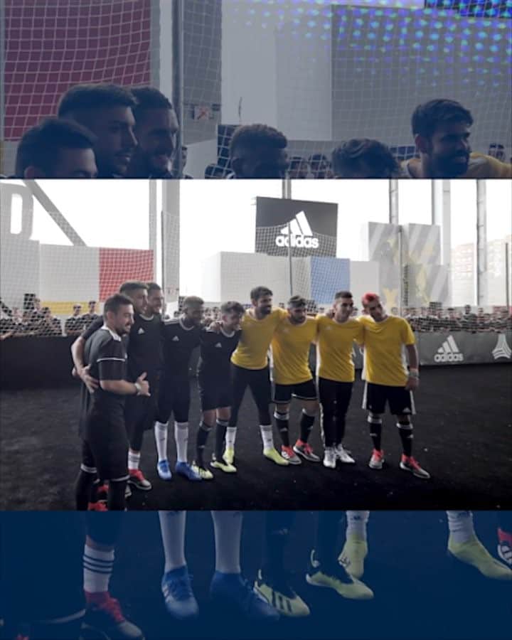 ジエゴ・ダ・シウヴァ・コスタのインスタグラム：「Así lo pasamos en el último torneo de #TangoLeague de @adidas_ES en Madrid con @Koke6, @thom_lemar27 y @angelcorrea32. #HereToCreate」
