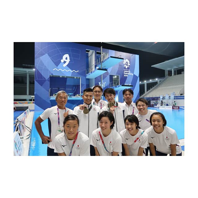 板橋美波のインスタグラム：「アジア大会終了 結果は女子10m高飛シンクロ4位 1m飛板飛込6位でした。 4月に手術をしてからここまで戻ってこれたのは皆さんのサポートのお陰です。本当にありがとうございます。 応援ありがとうございました。 #asiangames2018」
