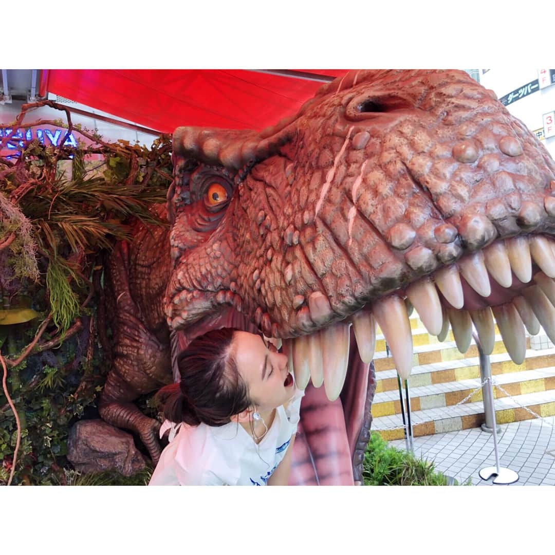 岡田結実さんのインスタグラム写真 - (岡田結実Instagram)「恐竜さんと🦕 tops &pants @shiroma_official」9月3日 12時47分 - okada_yui_official