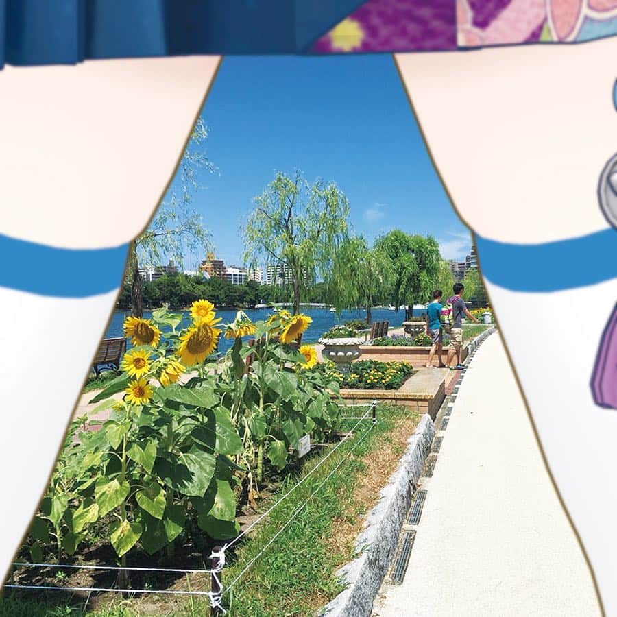 富士葵のインスタグラム：「🗻🍑 📍大濠公園／福岡県福岡市 平成最後の夏が終わっちゃうー😭 . . . #富士葵 #fujiaoi #fujiaoi_official #富士もも#ふとももフレーム#富士山#福岡県#福岡市#大濠公園#fukuoka#otaku#youtuber#youtube#バーチャルyoutuber  #VTuber#Aoich#idol#japanese#game#kawaii#kawaiigirl#kawaiianime #kawaiidesu #kawaii_anime #アニメ #日本 #声優 #二次元 #萌」