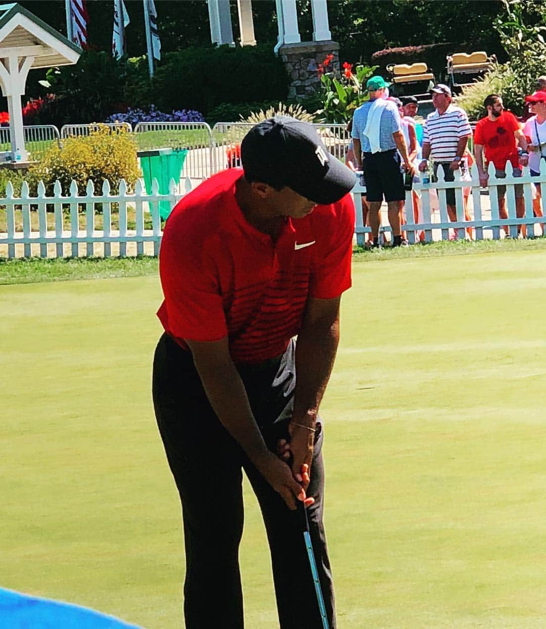 マイケル・ブラマンテのインスタグラム：「In honor of everyone else posting pictures of Tiger #tpcboston #delltechchamp」