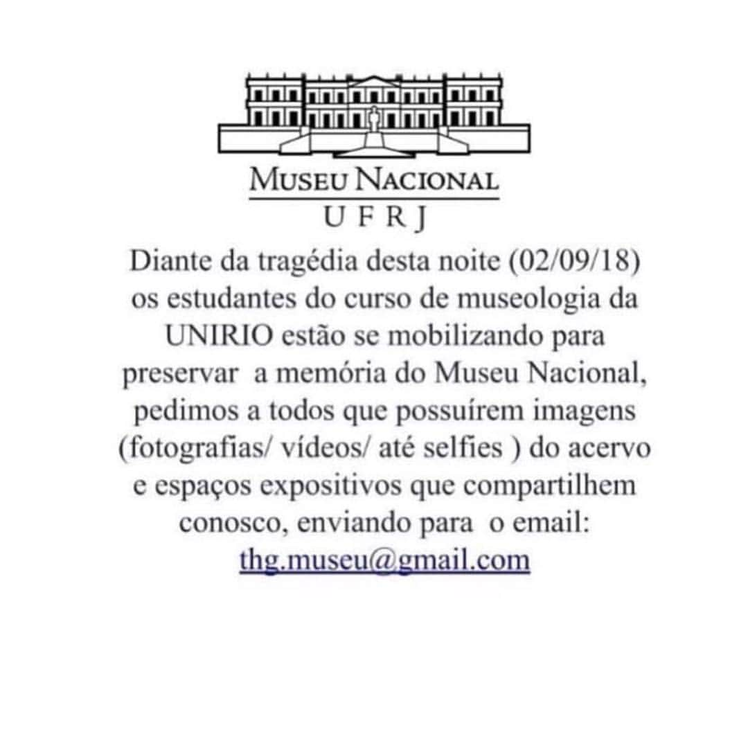 ネイマールさんのインスタグラム写真 - (ネイマールInstagram)「Que tristeza .... o que aconteceu com o Museu Nacional, no Rio de Janeiro. É como se uma parte de mim, de cada um de nós, brasileiros, também tivesse sido queimada. Uma tragédia!!!」9月3日 23時21分 - neymarjr