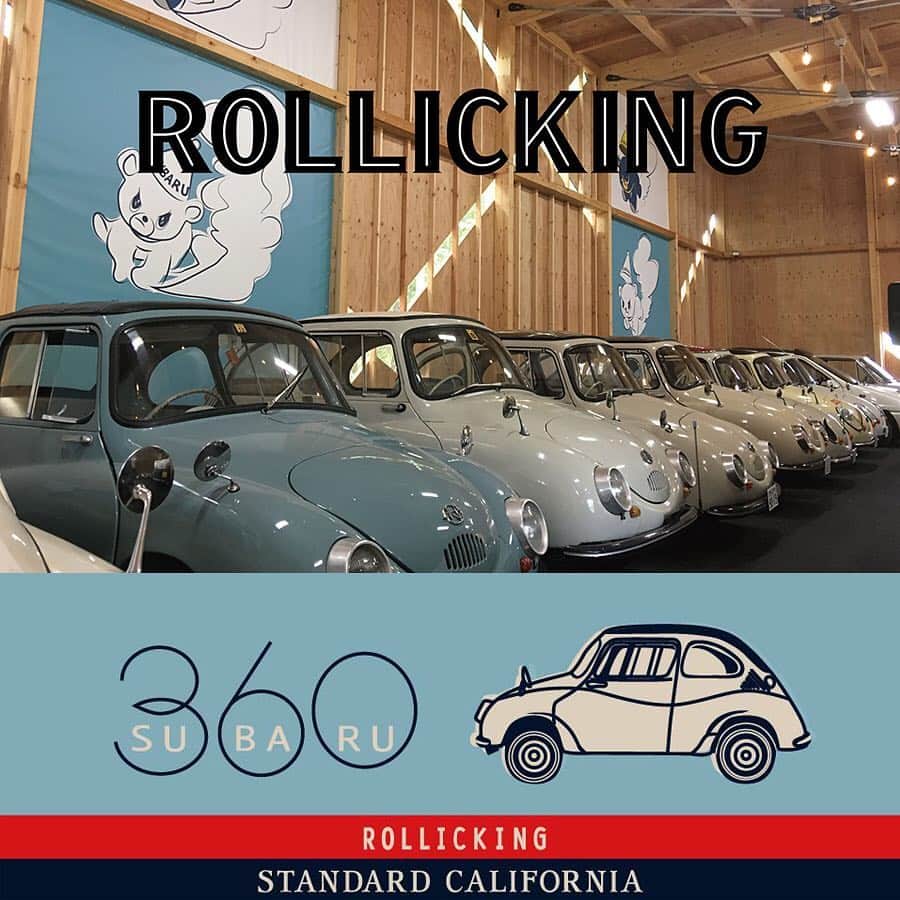 スタンダードカリフォルニアさんのインスタグラム写真 - (スタンダードカリフォルニアInstagram)「#SUBARU × #Rollicking ×Standard Californiaのアパレルシリーズがリリースされました。 モチーフはSUBARUの名車「SUBARU 360」。デザインはモダンペットや日清食品のひよこちゃん等のキャラクターを手がける中野 シロウさんです。 お求めは、RollickingのWEBサイト（http://rollicking.jp/）で。  #standardcalifornia #スタンダードカリフォルニア #スバル #スバコミ #日清食品 #ひよこちゃん #nissin #中野シロウ #プレイセットプロダクツ #モダンペット #subaru」9月4日 15時21分 - standardcalifornia